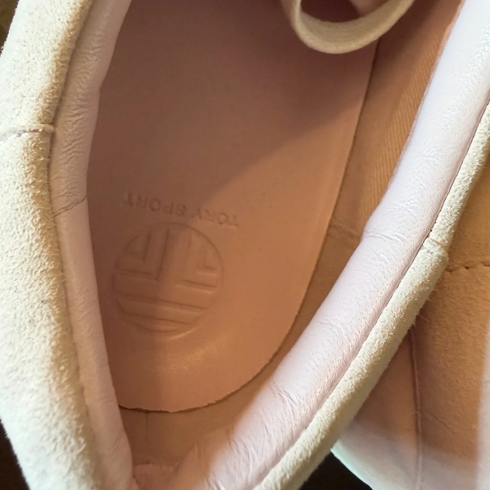 Tory Burch Pink Suede Sneakers NWOT